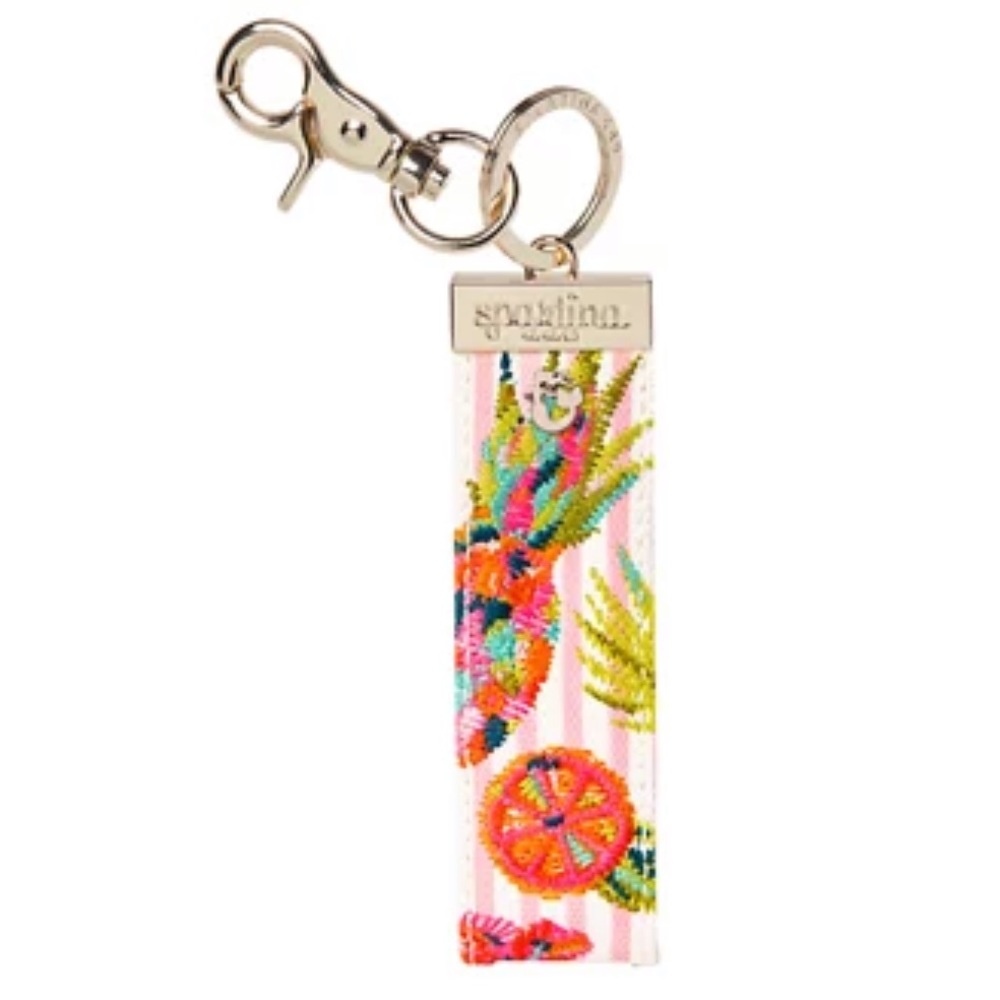 spartina 449 moreland pineapple grab-n-go keychain